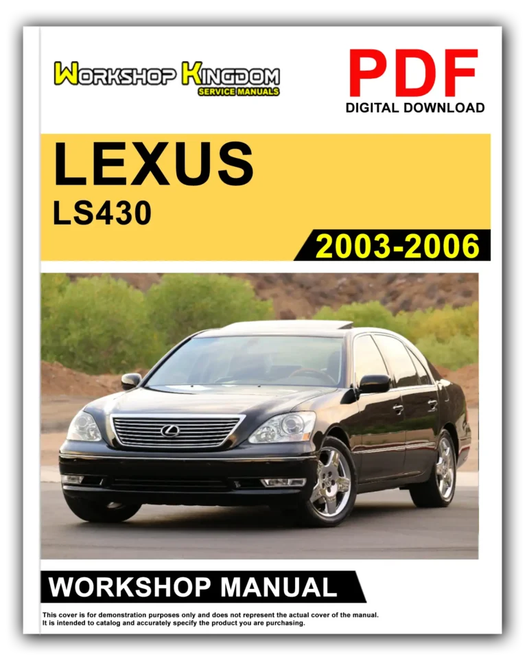 LEXUS LS430 (2003-2006) Workshop Repair Service Manual – English – PDF Download