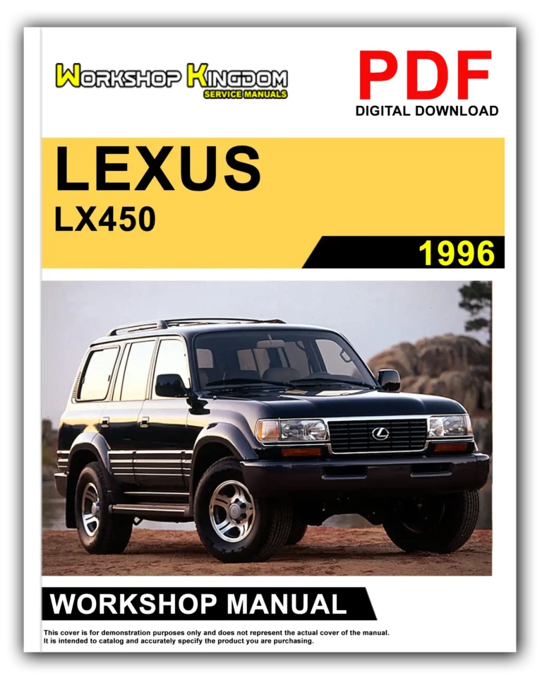 LEXUS LX450 (RM482U) (1996) Workshop Repair Service Manual – English – PDF Download