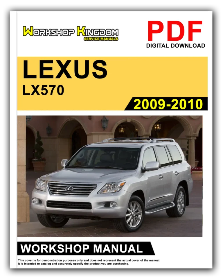 LEXUS LX570 (2009-2010) Workshop Repair Service Manual – English – PDF Download