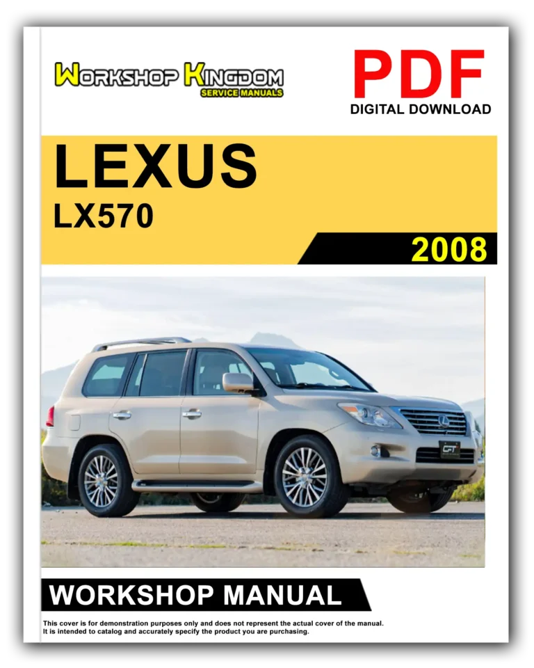 LEXUS LX570 (RM08F0U) (2008) Workshop Repair Service Manual – English – PDF Download