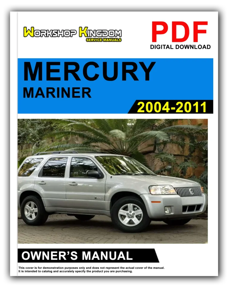 MERCURY MARINER (2004-2011) Owner’s Manual – English – PDF Download