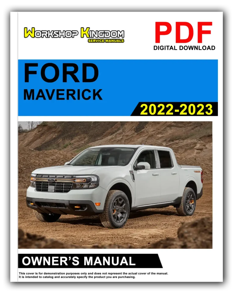 FORD MAVERICK (2022-2023) Owner’s Manual – English – PDF Download