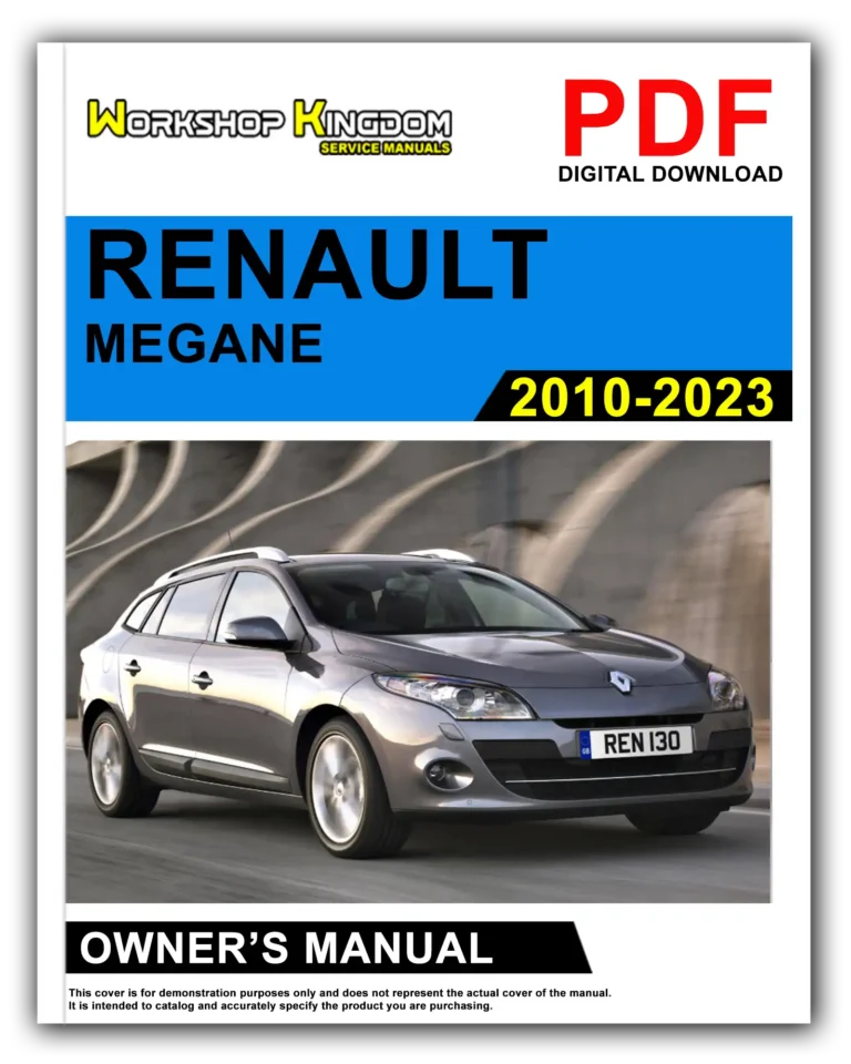 RENAULT MEGANE (2010-2023) Owner’s Manual – English – PDF Download