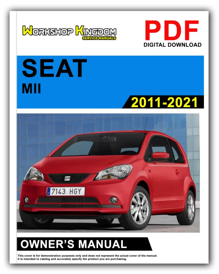 SEAT MII (2011-2021) Owner’s Manual – English – PDF Download