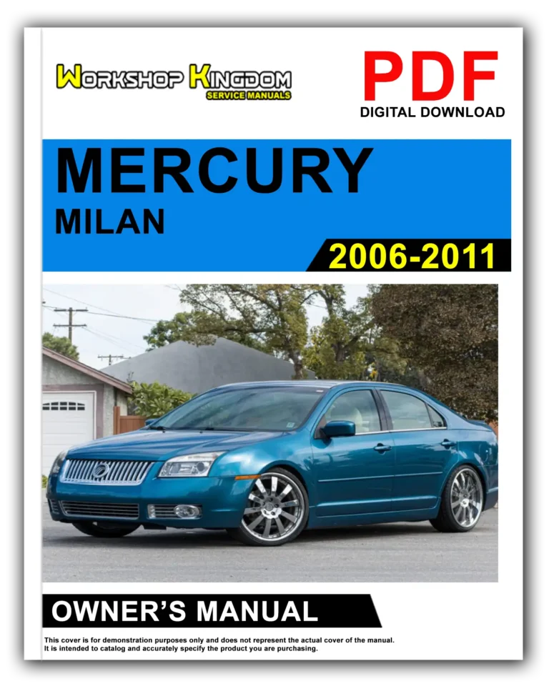 MERCURY MILAN (2006-2011) Owner’s Manual – English – PDF Download