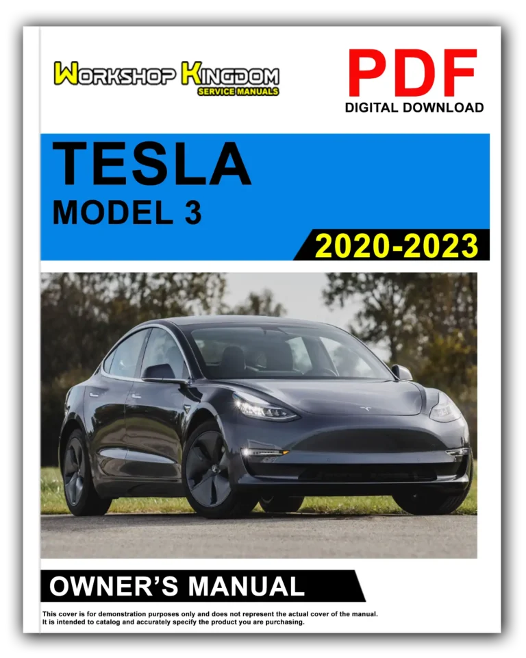 TESLA MODEL 3 (2020-2023) Owner’s Manual – English – PDF Download