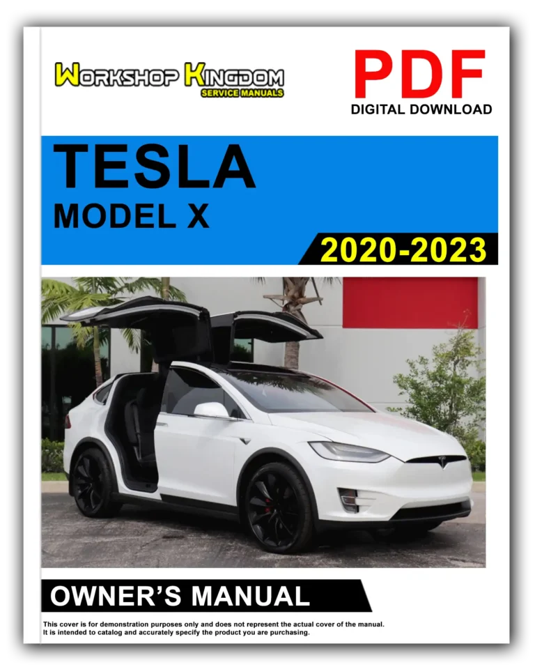 TESLA MODEL X (2020-2023) Owner’s Manual – English – PDF Download