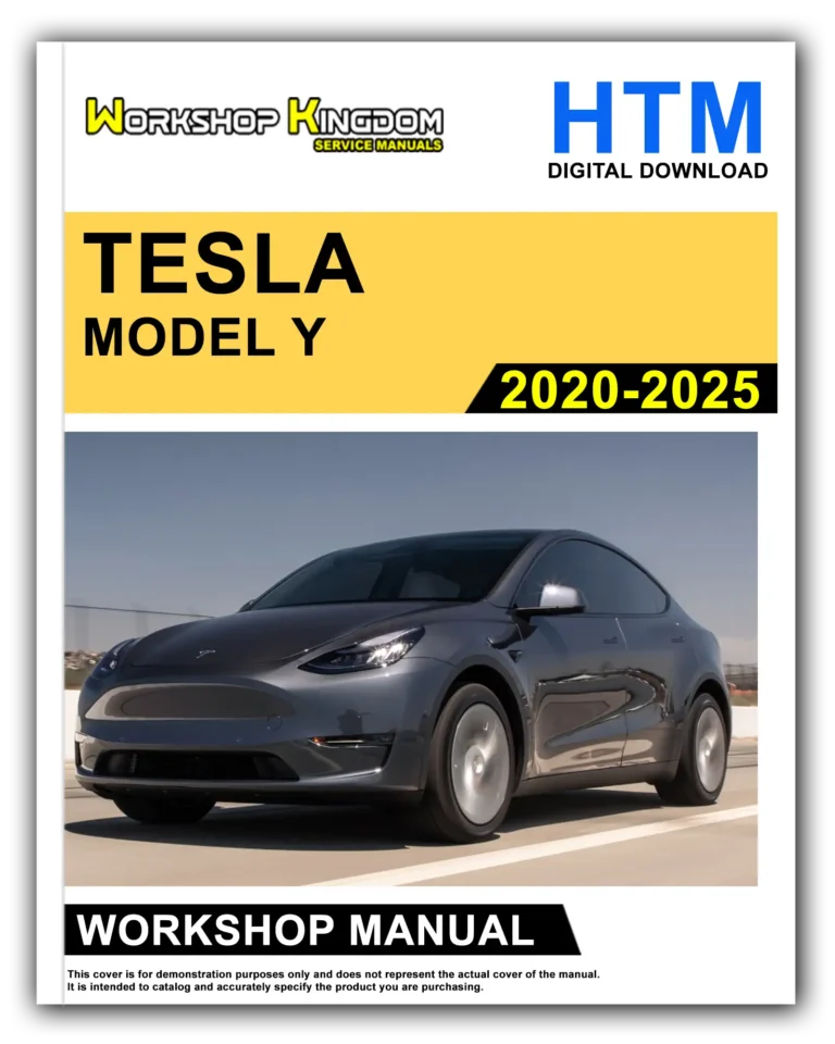 TESLA MODEL Y (2020-2025) Workshop Repair Service Manual – English – HTM Download