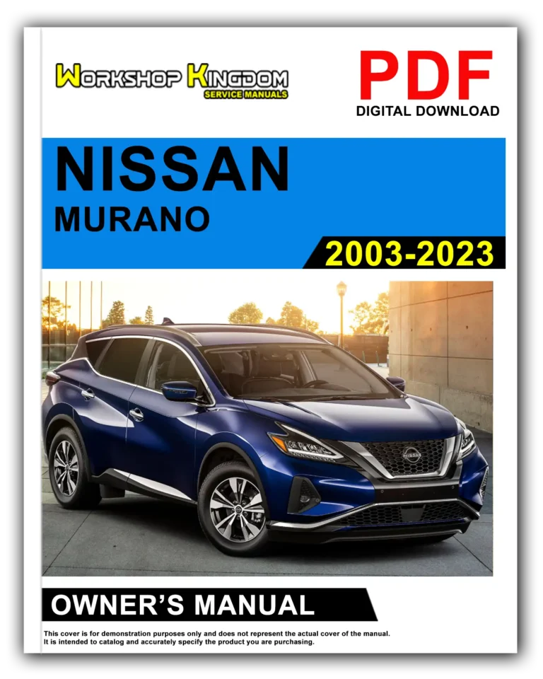 NISSAN MURANO (2003-2023) Owner’s Manual – English – PDF Download