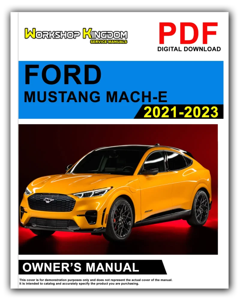 FORD MUSTANG MACH-E Owner's Manual