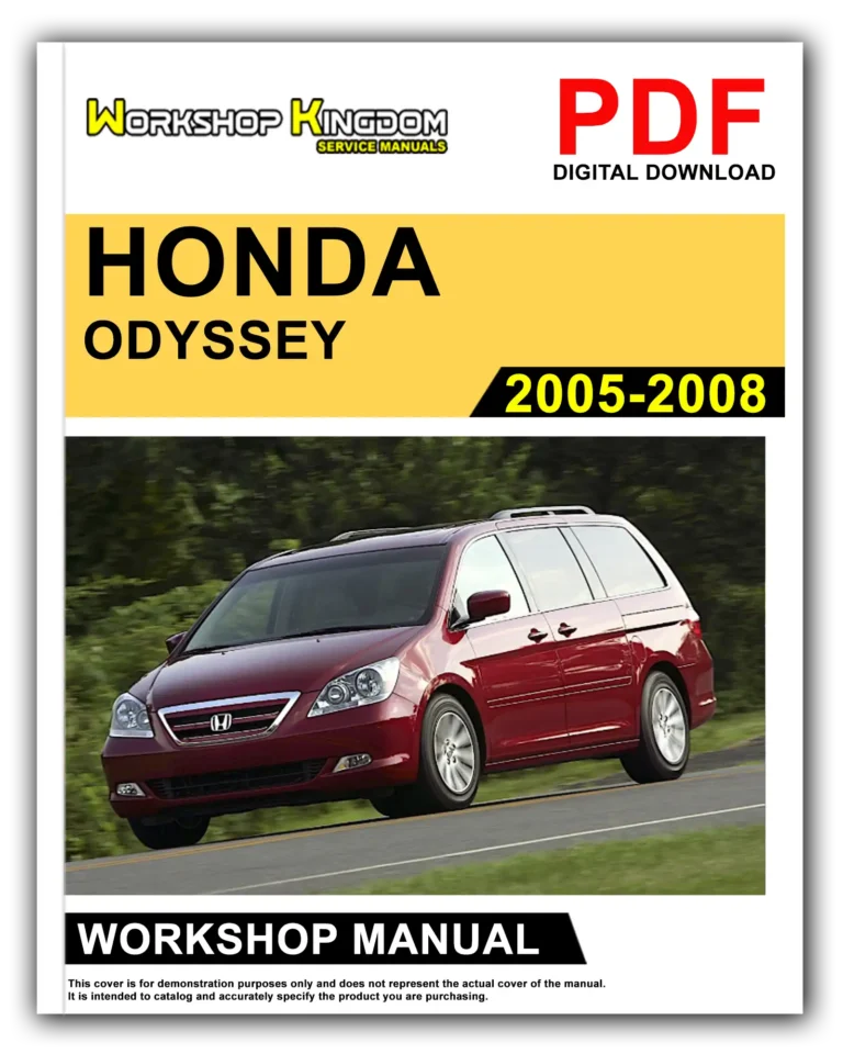 HONDA ODYSSEY (2005-2008) Workshop Repair Service Manual – English – PDF Download