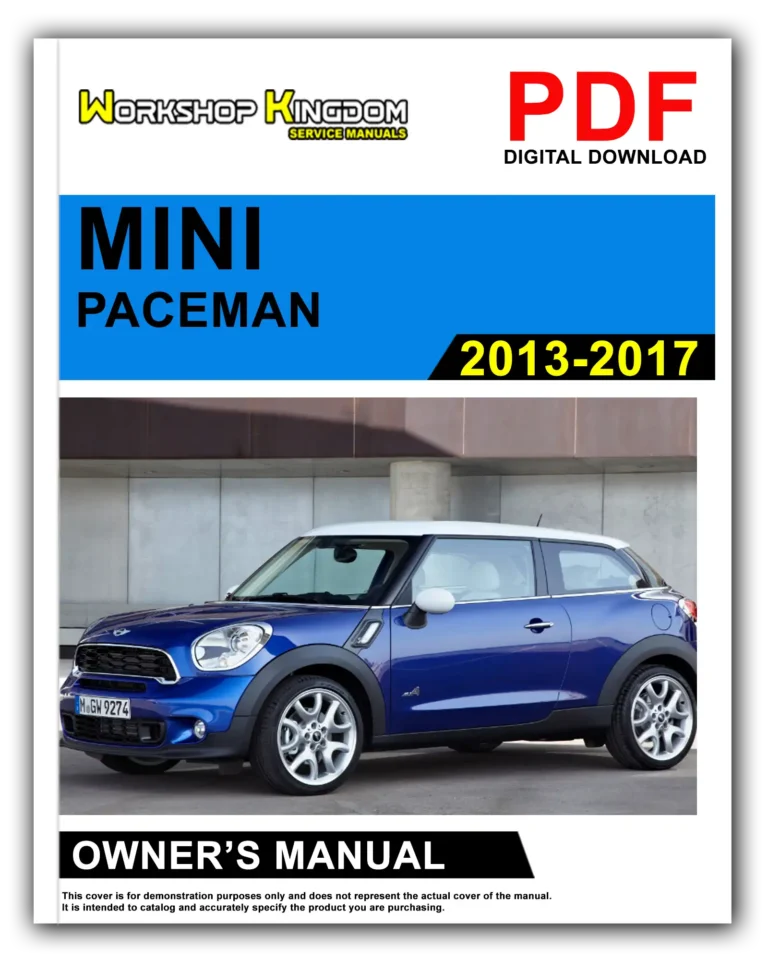 MINI PACEMAN (2013-2017) Owner’s Manual – English – PDF Download