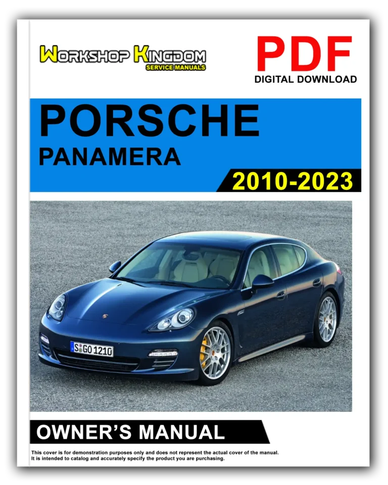 PORSCHE PANAMERA (2010-2023) Owner’s Manual – English – PDF Download