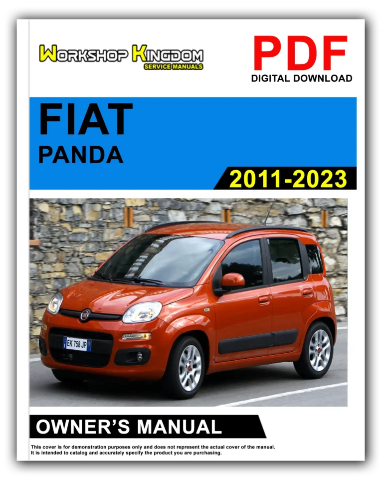 FIAT PANDA (2011-2023) Owner’s Manual – English – PDF Download