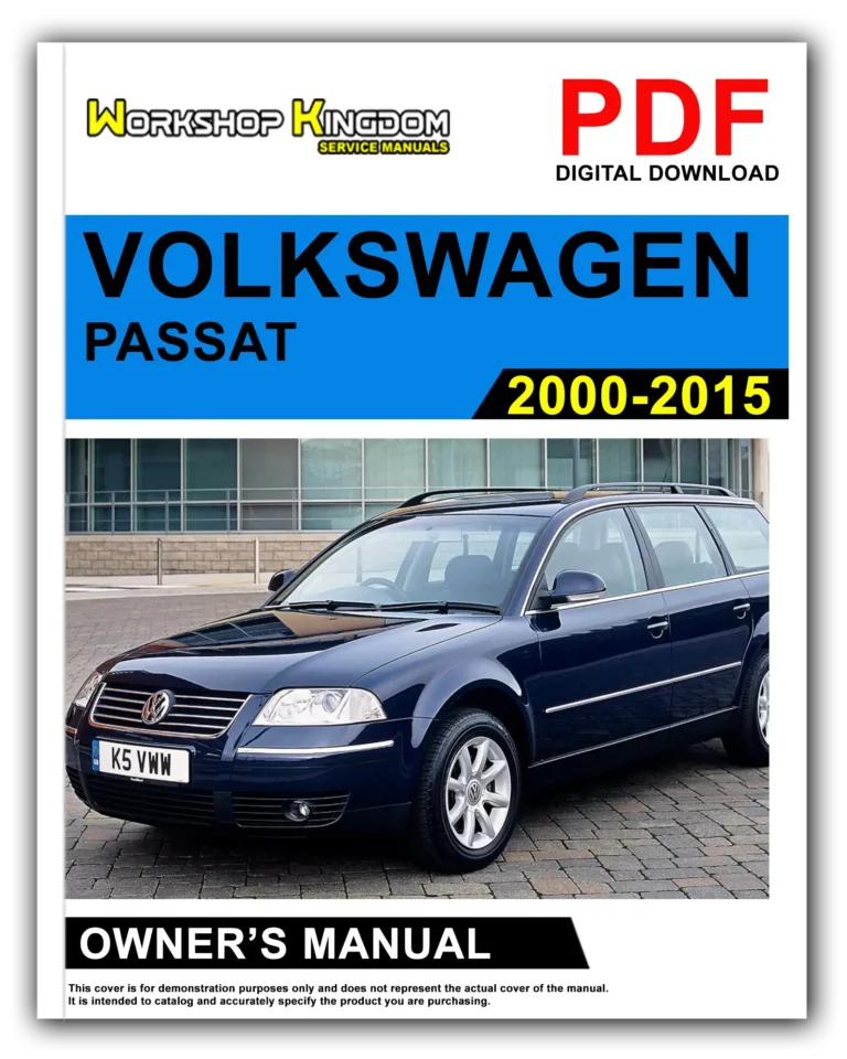 VOLKSWAGEN PASSAT (2000-2015) Owner’s Manual – English – PDF Download