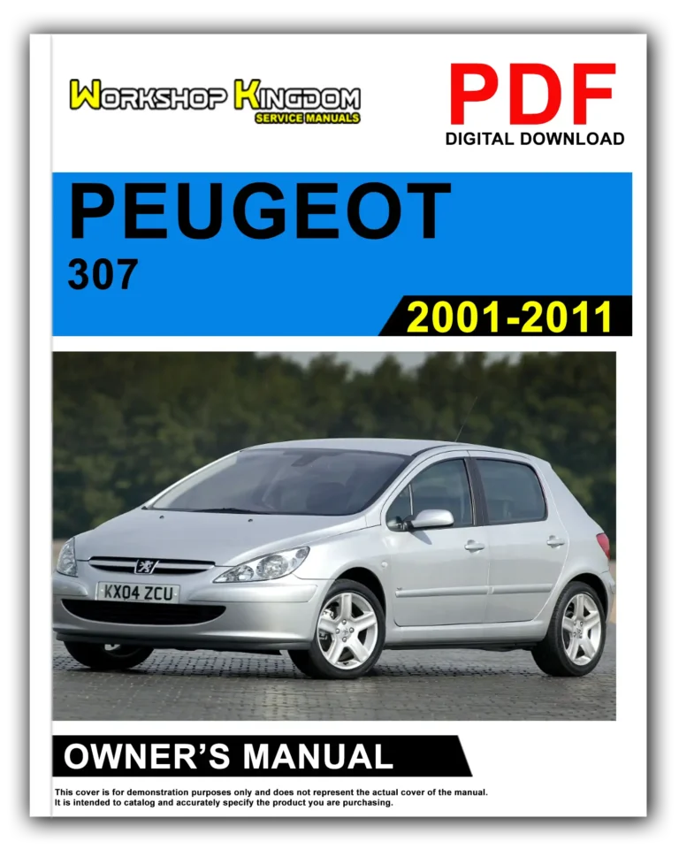 PEUGEOT 307 (2001-2011) Owner’s Manual – English – PDF Download
