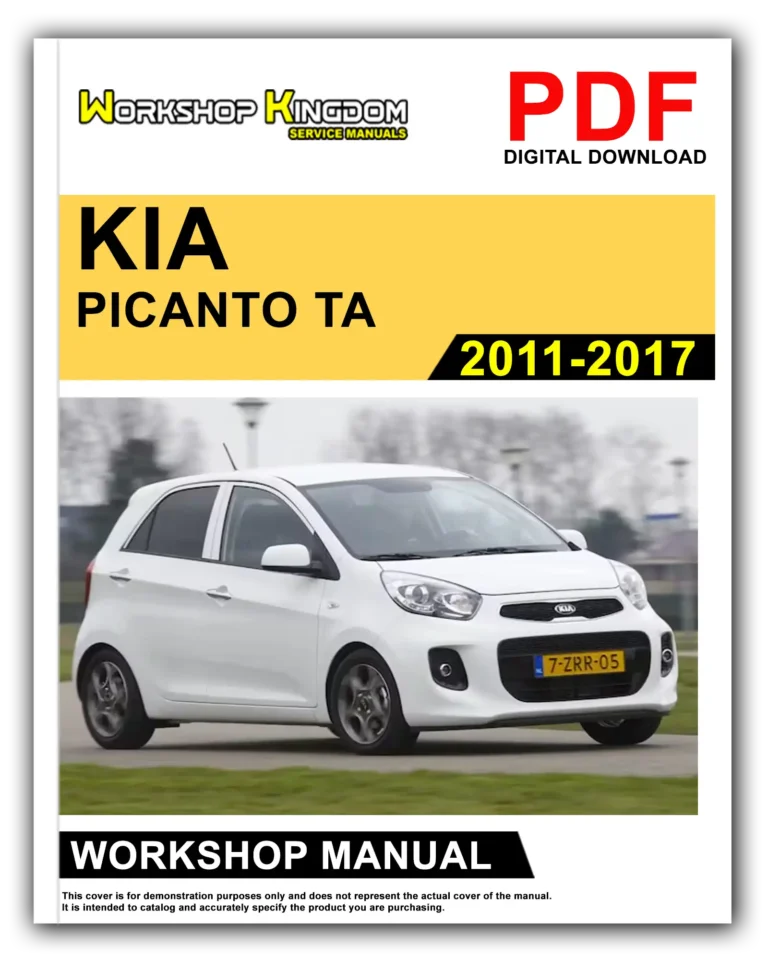 KIA PICANTO TA (2011-2017) Workshop Repair Service Manual – English – PDF Download