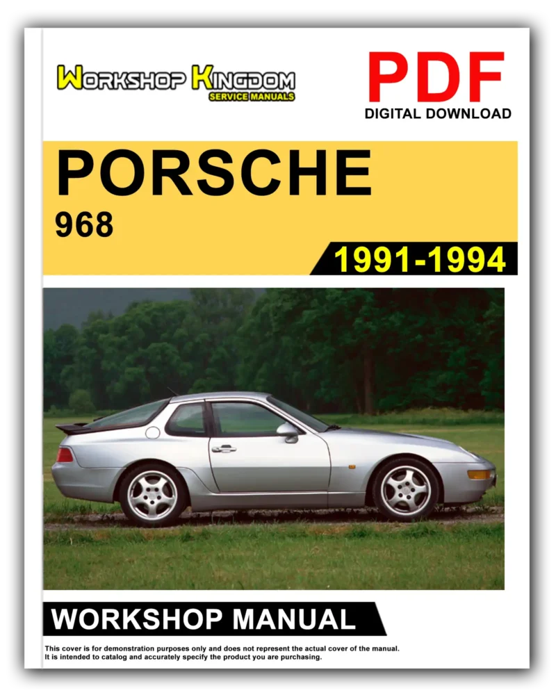 PORSCHE 968 Workshop Manual