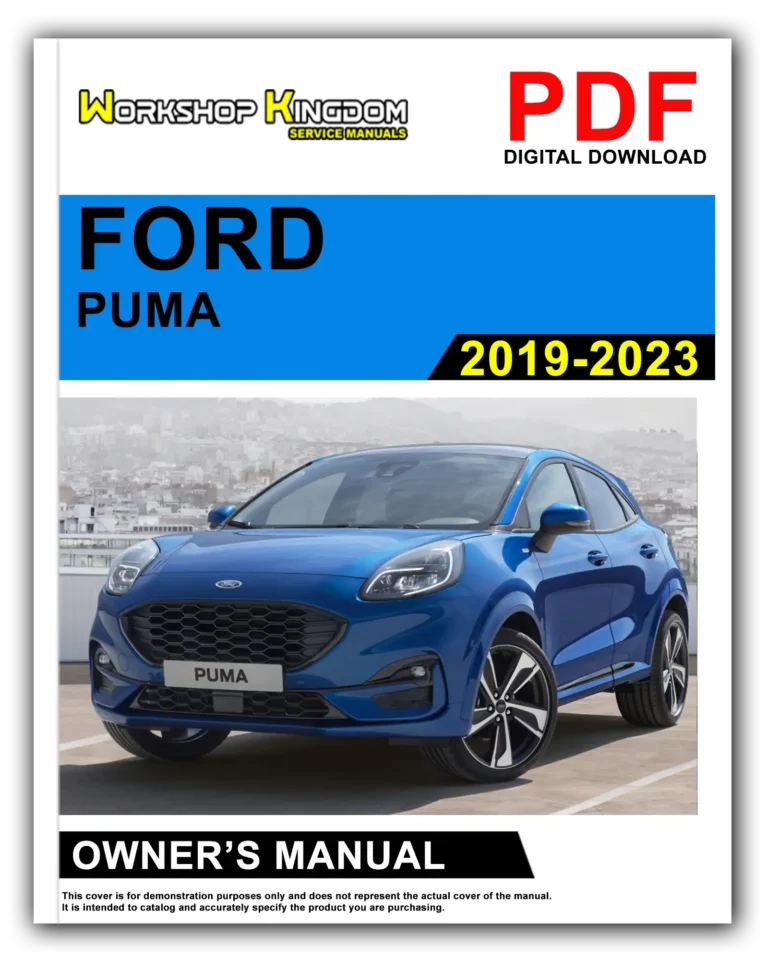 FORD PUMA (2019-2023) Owner’s Manual – English – PDF Download