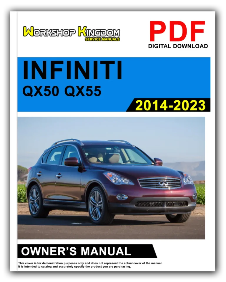 INFINITI QX50-QX55 (2014-2023) Owner’s Manual – English – PDF Download
