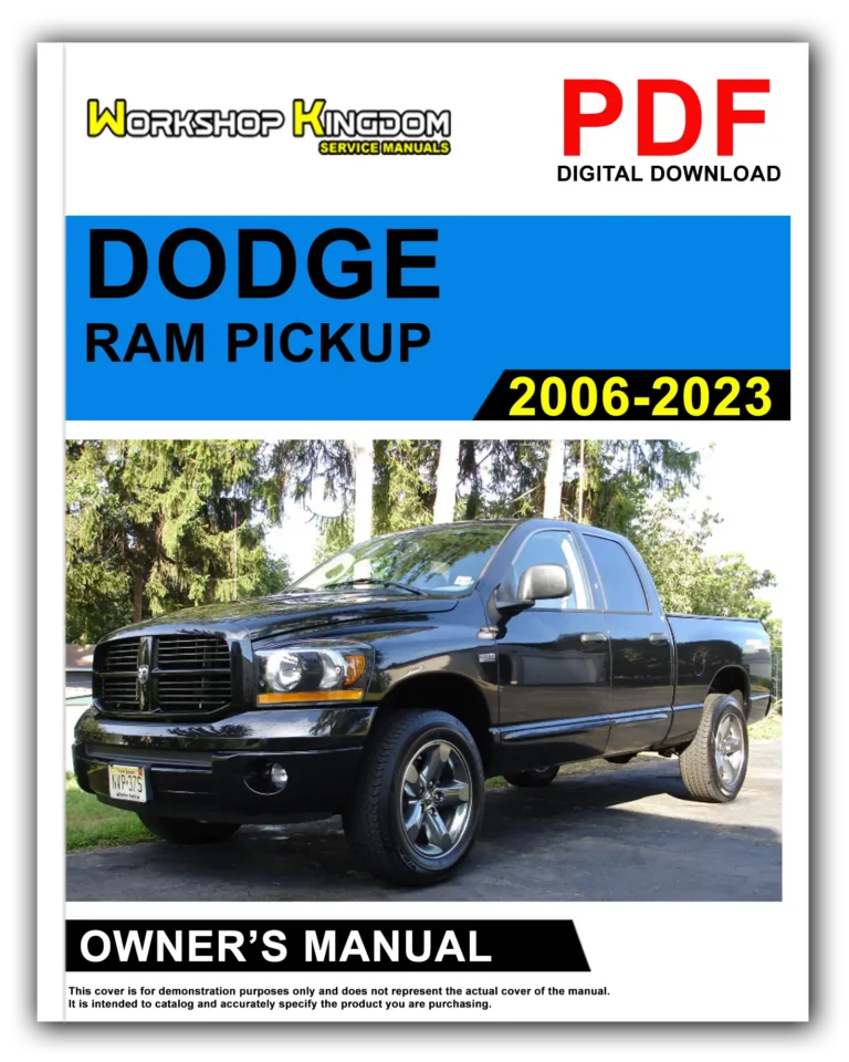 DODGE RAM PICKUP (2006-2023) Owner’s Manual – English – PDF Download