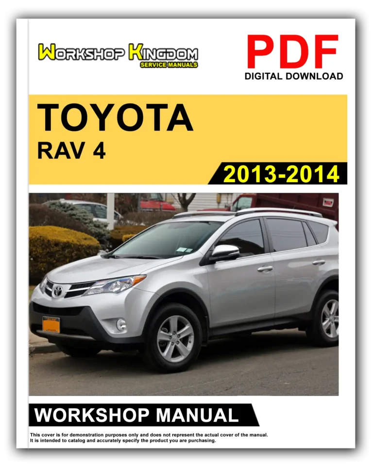 TOYOTA RAV 4 (2013-2014) Workshop Repair Service Manual – English – PDF Download