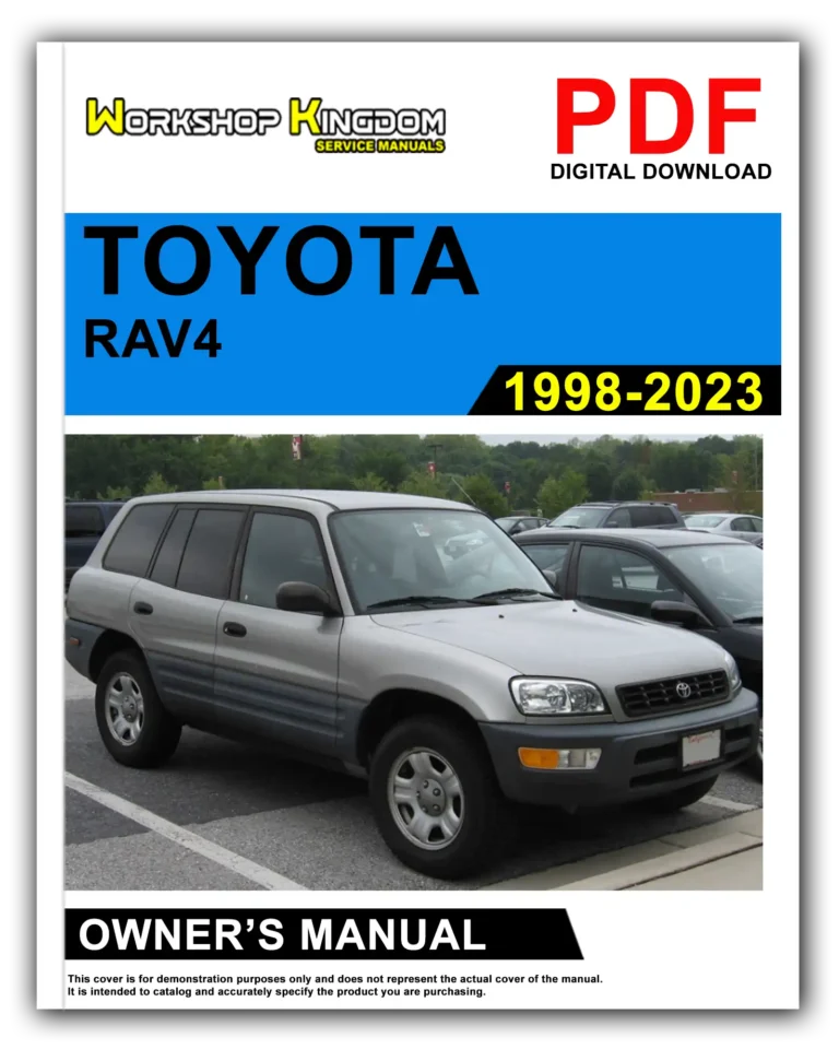 TOYOTA RAV4 (1998-2023) Owner’s Manual – English – PDF Download