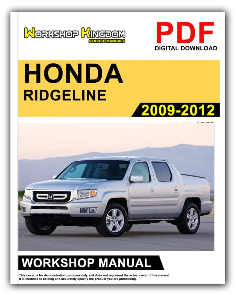 HONDA RIDGELINE (2009-2012) Workshop Repair Service Manual – English – PDF Download