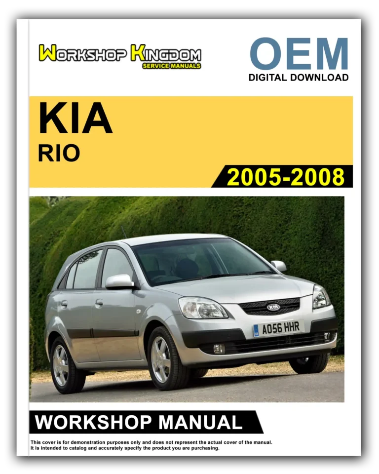KIA RIO (2005-2008) Workshop Repair Service Manual – English – OEM Download