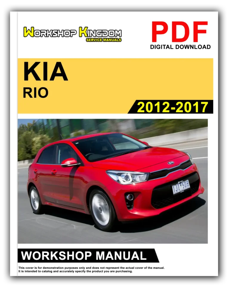 KIA RIO (2012-2017) Workshop Repair Service Manual – English – PDF Download