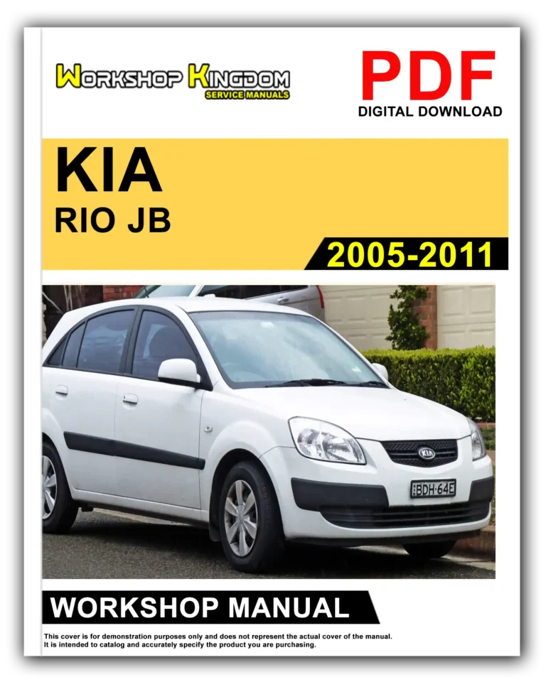 KIA RIO JB (2005-2011) Workshop Repair Service Manual – English – PDF Download