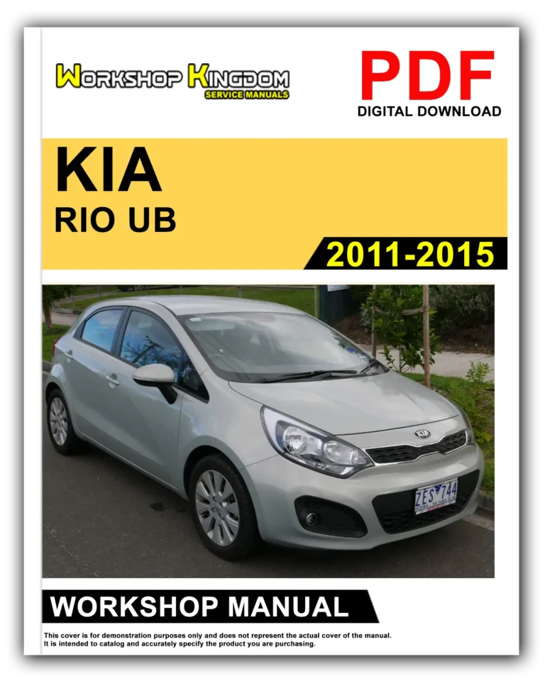 KIA RIO UB (2011-2015) Workshop Repair Service Manual – English – PDF Download