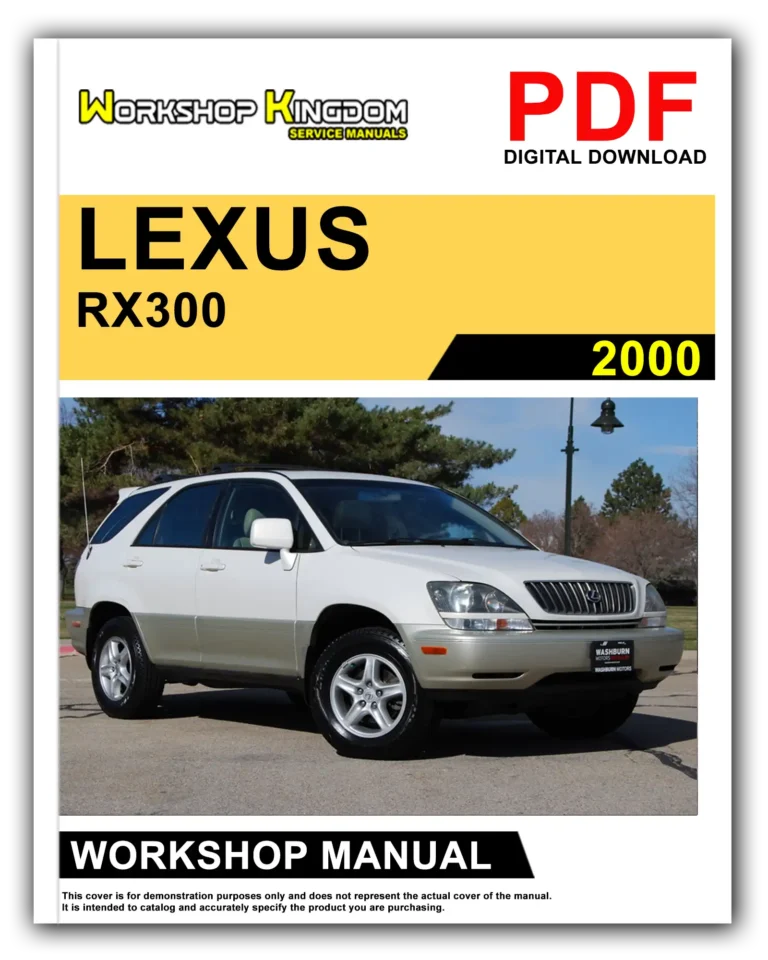 LEXUS RX300 (2000) Workshop Repair Service Manual – English – PDF Download