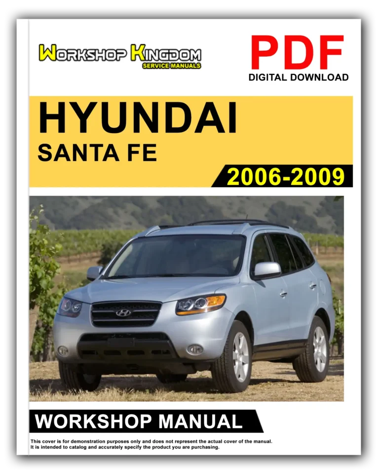 HYUNDAI SANTA FE (2006-2009) Workshop Repair Service Manual – English – PDF Download
