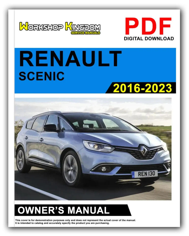 RENAULT SCENIC (2016-2023) Owner’s Manual – English – PDF Download