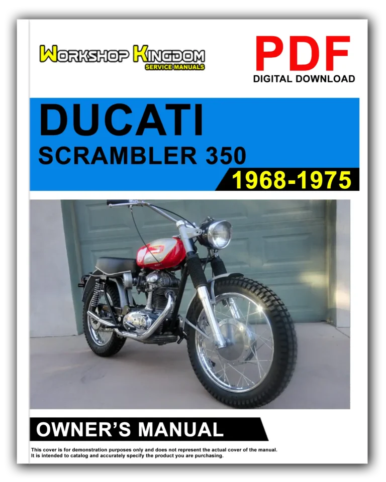 DUCATI SCRAMBLER 350 (1968-1975) Owner’s Manual – English – PDF Download
