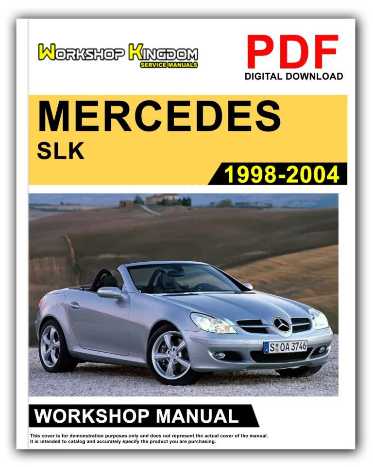 MERCEDES SLK (1998-2004) Workshop Repair Service Manual – English – PDF Download