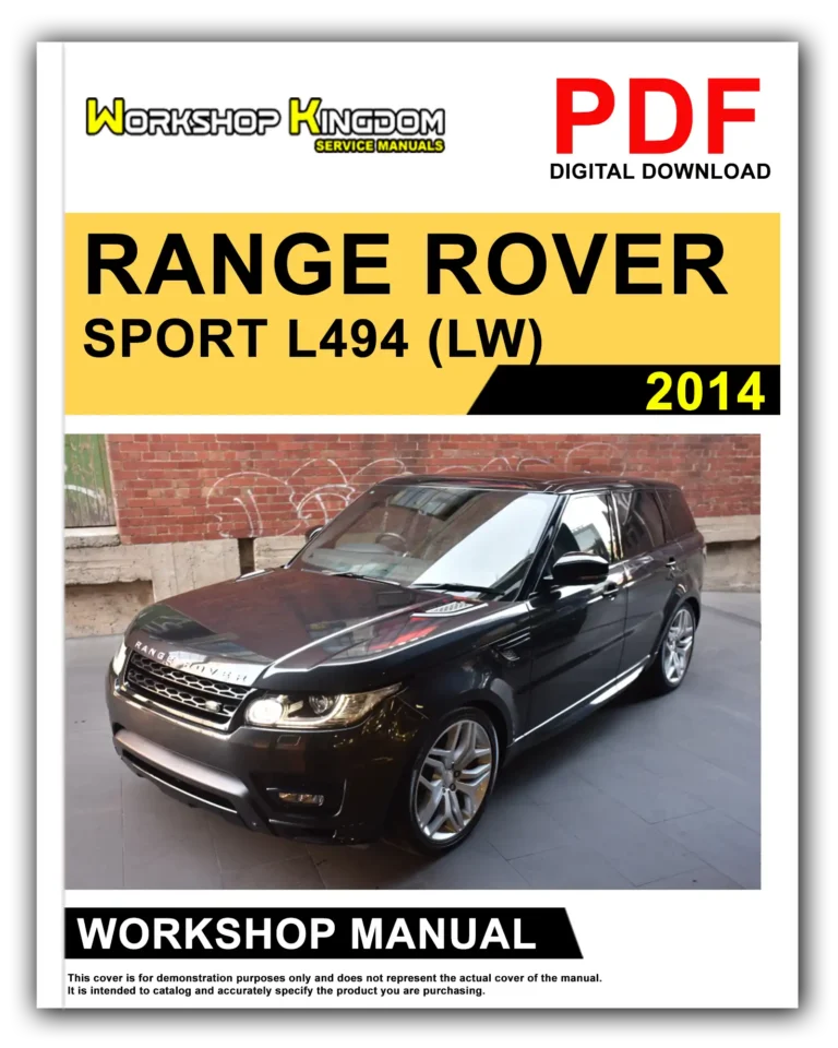 RANGE ROVER SPORT L494 (LW) (2014) Workshop Repair Service Manual – English – PDF Download