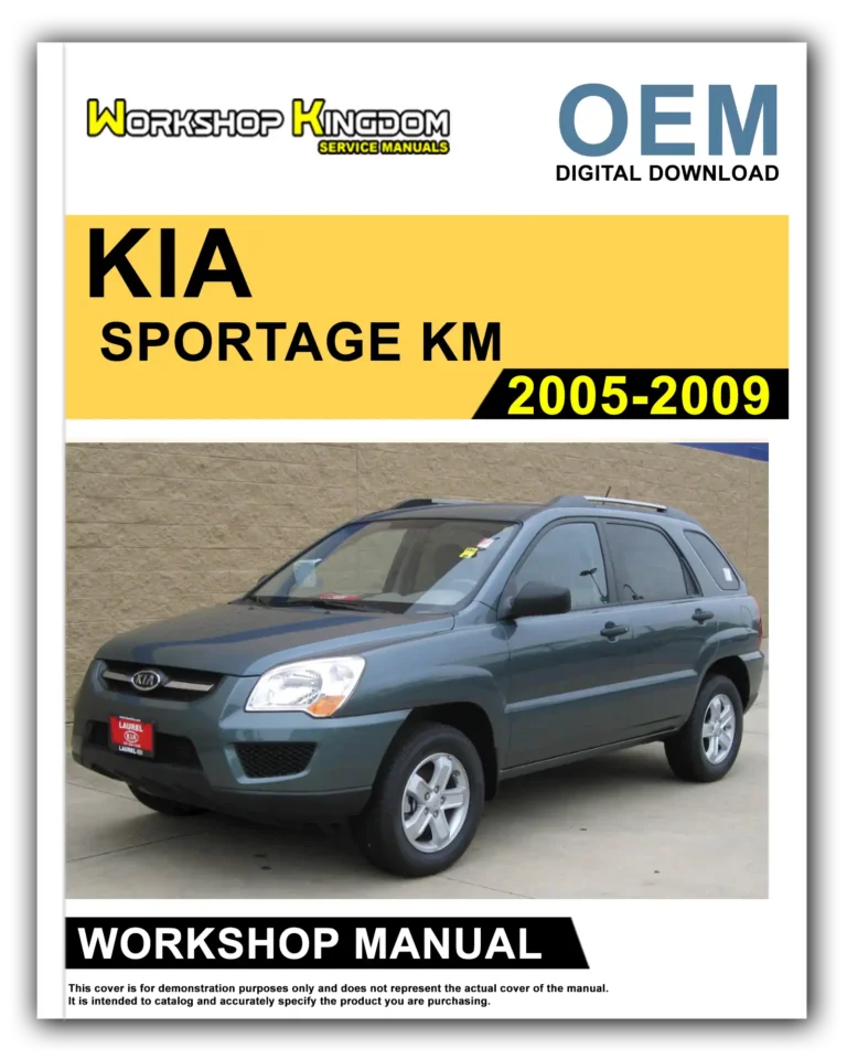 KIA SPORTAGE KM (2005-2009) Workshop Repair Service Manual – English – OEM Download