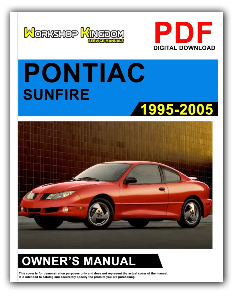 PONTIAC SUNFIRE (1995-2005) Owner’s Manual – English – PDF Download