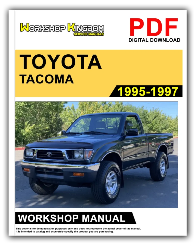 TOYOTA TACOMA (1995-1997) Workshop Repair Service Manual – English – PDF Download