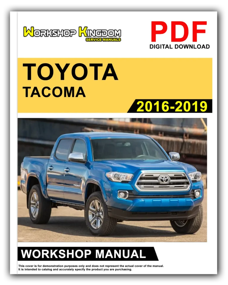 TOYOTA TACOMA (2016-2019) Workshop Repair Service Manual – English – PDF Download