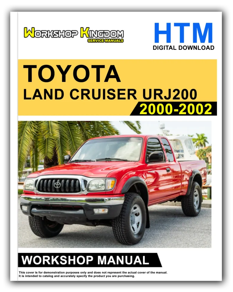 TOYOTA TACOMA RM712U (2000-2002) Workshop Repair Service Manual – English – HTM Download