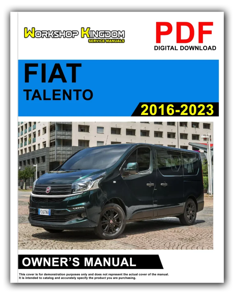FIAT TALENTO (2016-2023) Owner’s Manual – English – PDF Download