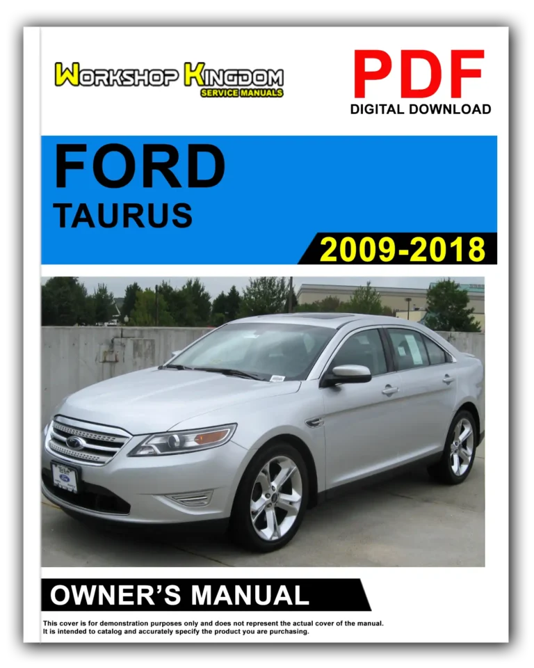 FORD TAURUS (2009-2018) Owner’s Manual – English – PDF Download