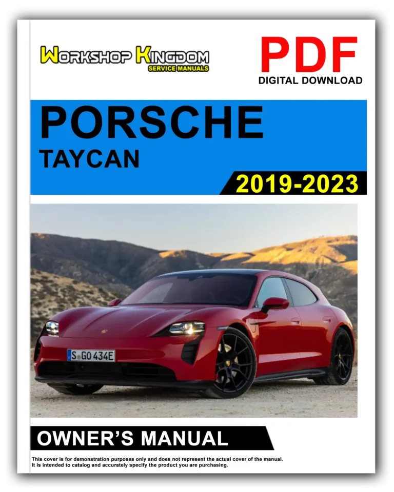 PORSCHE TAYCAN (2019-2023) Owner’s Manual – English – PDF Download