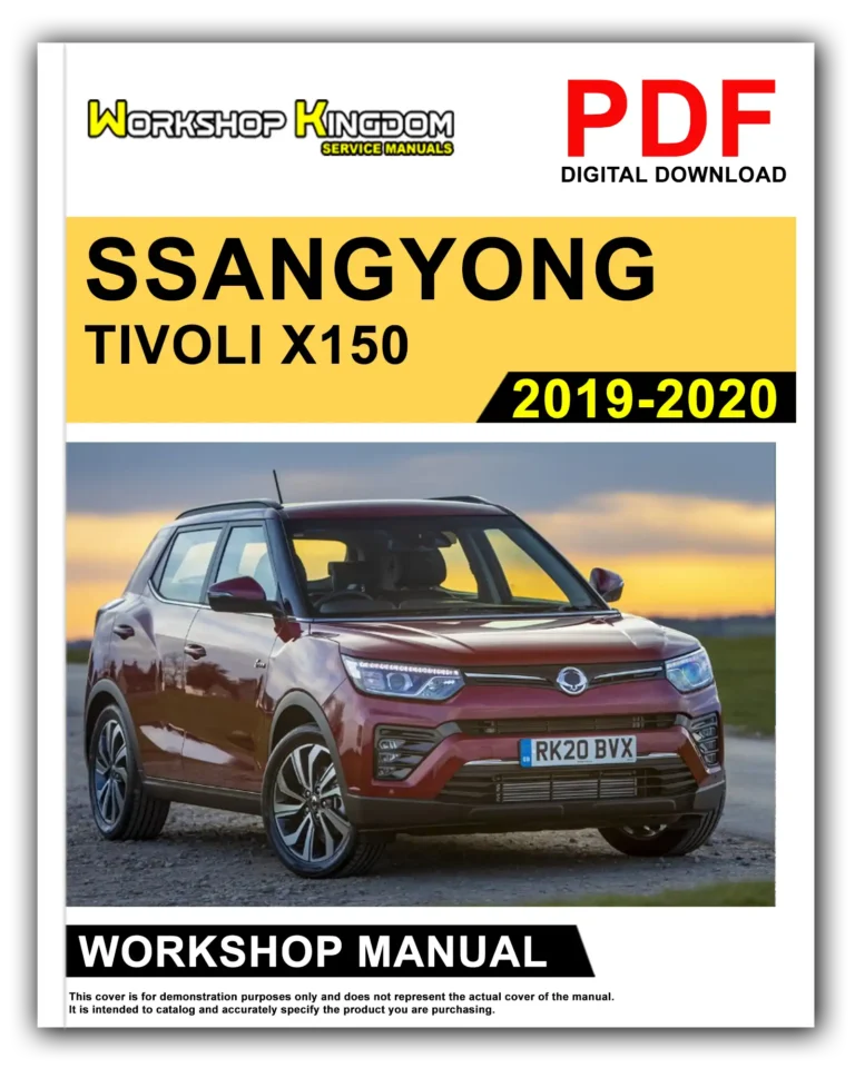 SSANGYONG TIVOLI X150 (2019-2020) Workshop Repair Service Manual – English – PDF Download