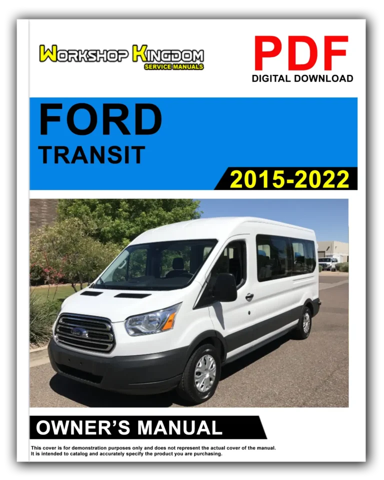 FORD TRANSIT (2015-2022) Owner’s Manual – English – PDF Download
