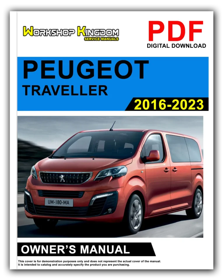 PEUGEOT TRAVELLER (2016-2023) Owner’s Manual – English – PDF Download