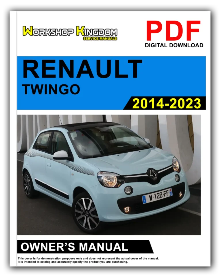 RENAULT TWINGO (2014-2023) Owner’s Manual – English – PDF Download